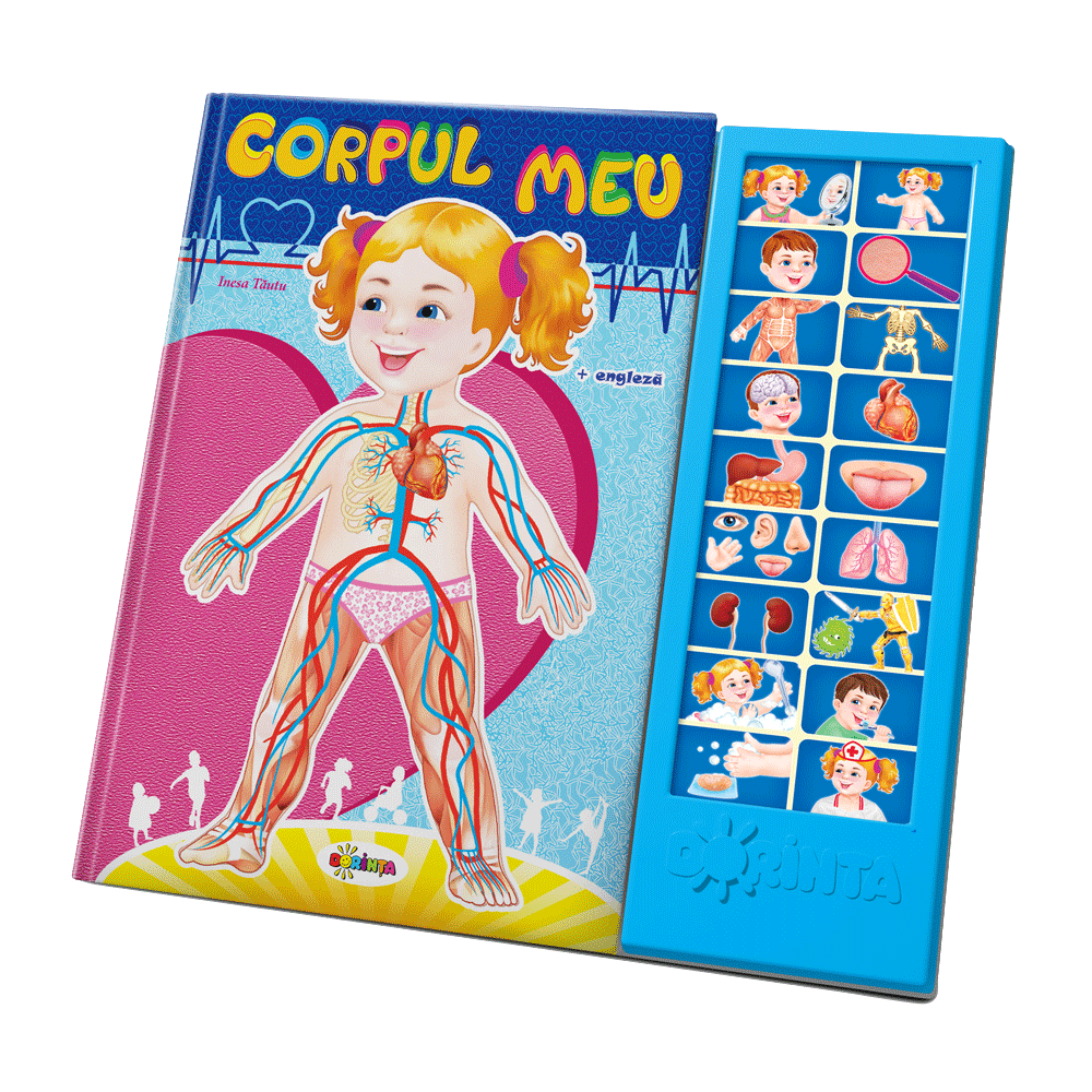 Carte cu sunete Corpul Meu