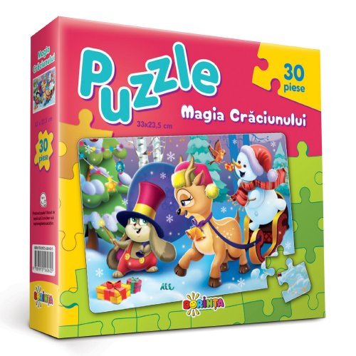 Puzzle - Magia Crăciunului (30 de piese)