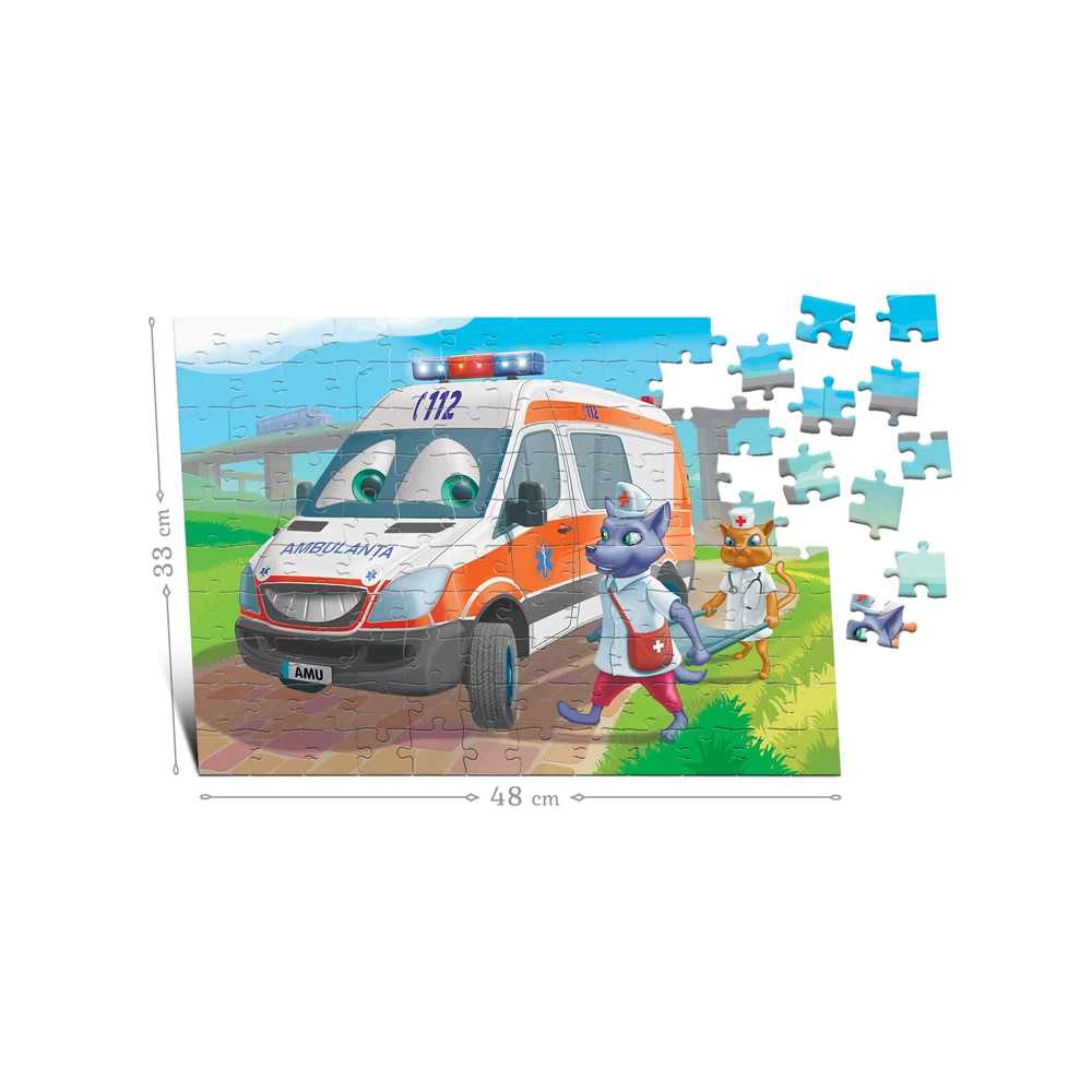 Puzzle - Ambulanța (120 de piese)