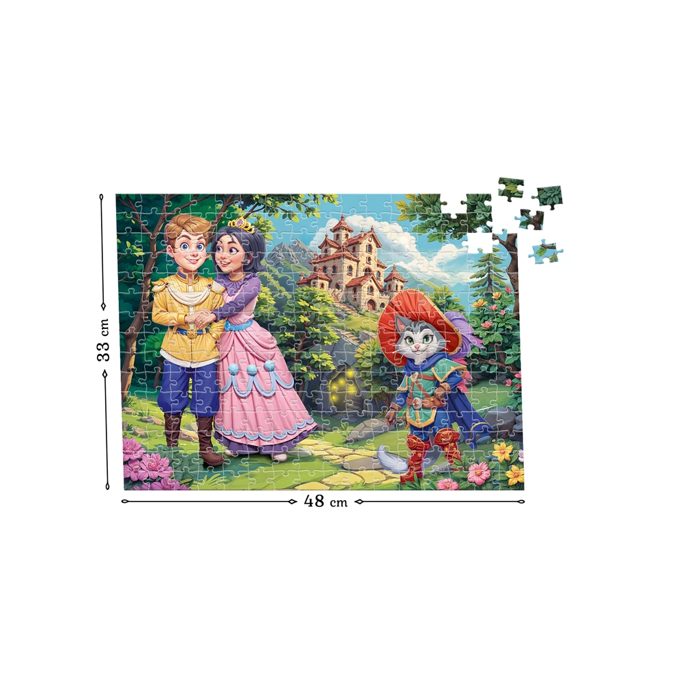 Puzzle 240ps. Motanul încălțat