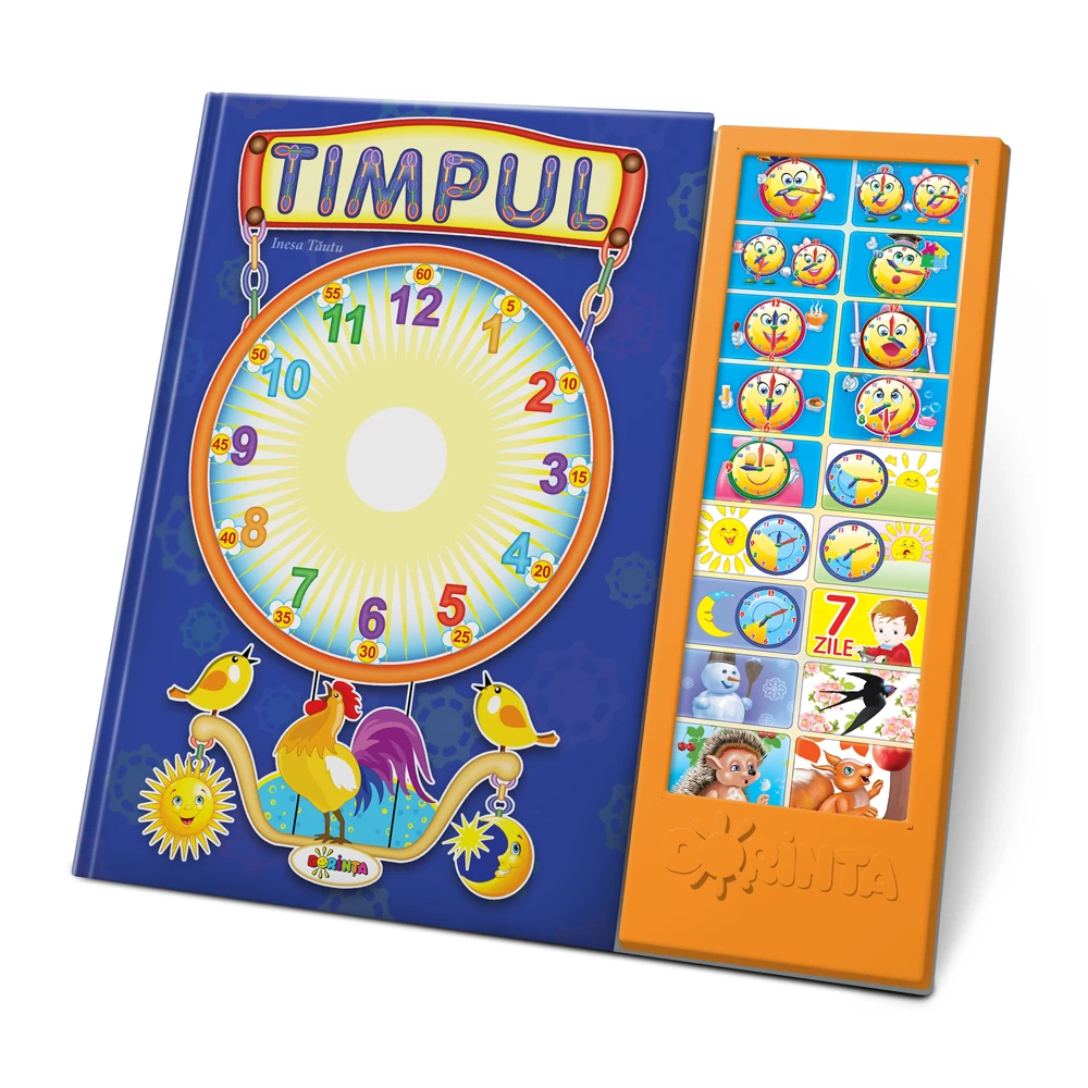 Carte cu sunete - Timpul + poezii