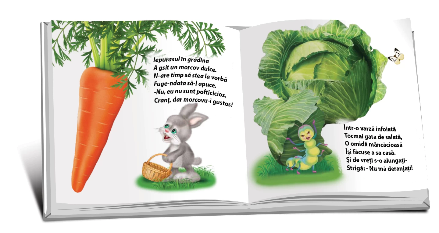 Cărți mici pentru pici - Legume