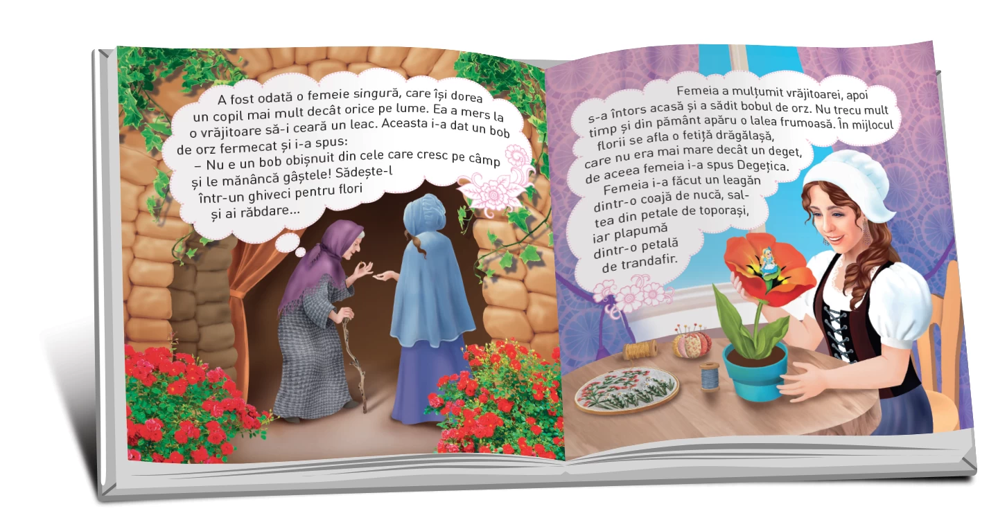 Cărți mici pentru pici - Degețica