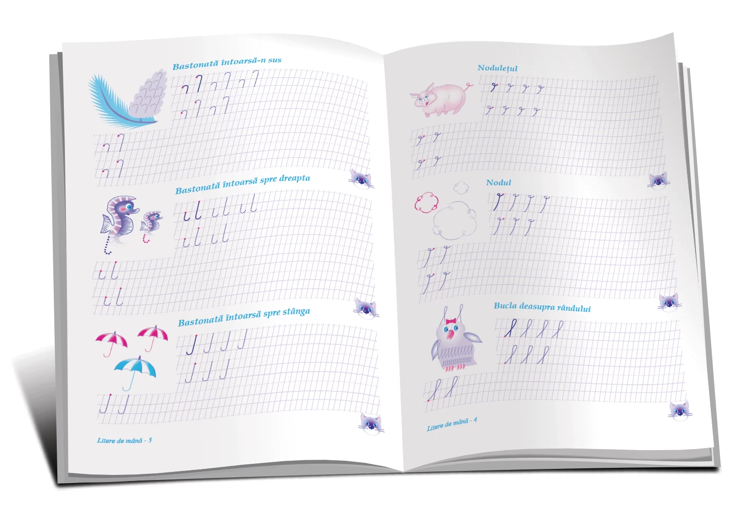 Învăț să scriu litere de mână