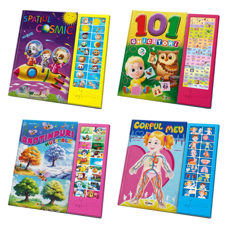 Set 4 cărți educaționale