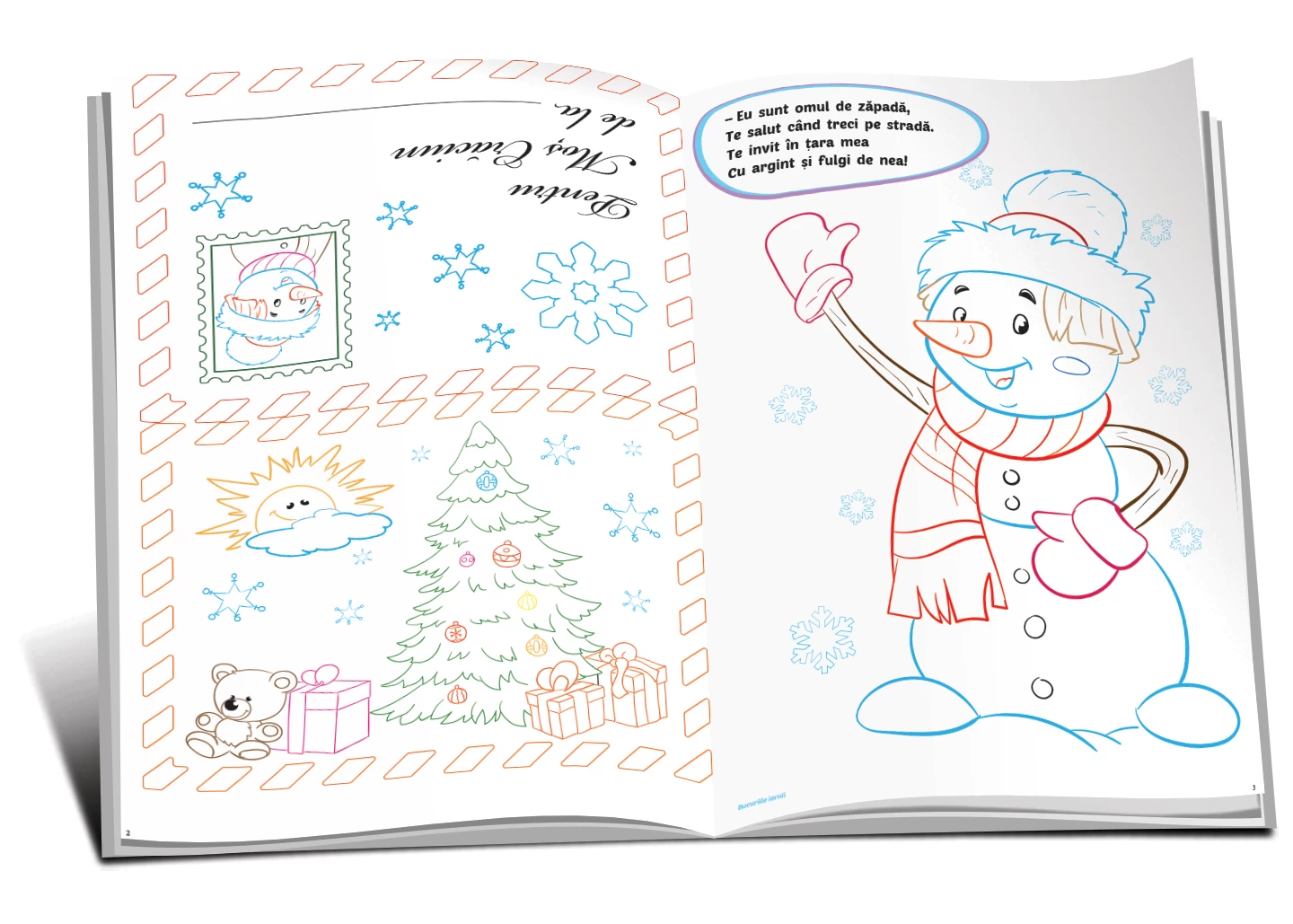 Marea carte de colorat - Bucuriile iernii