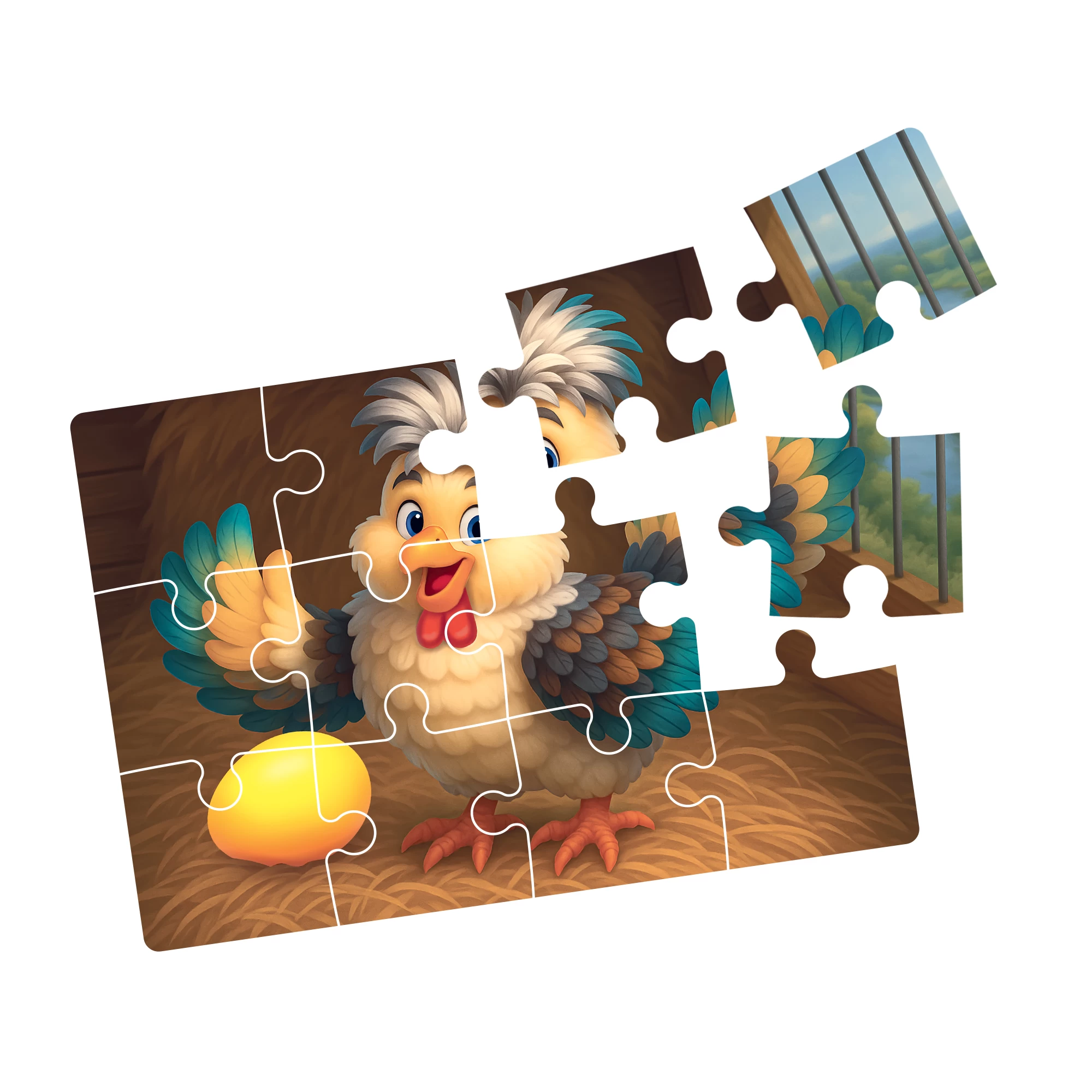 Puzzle 4in1, Gainusa cea motata