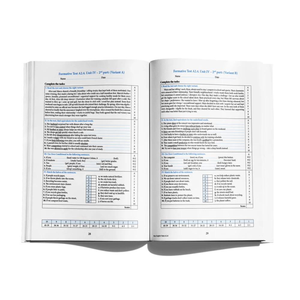 English Tests. Level A2.4