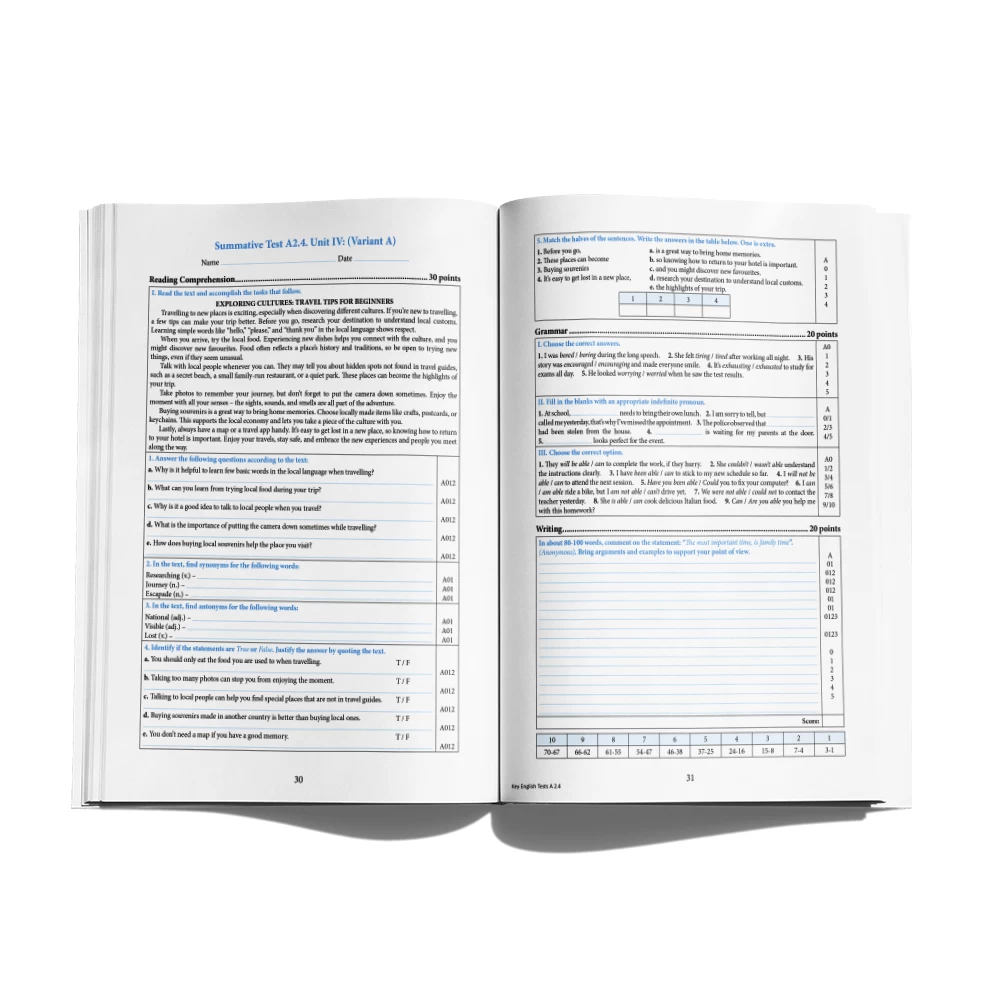 English Tests. Level A2.4