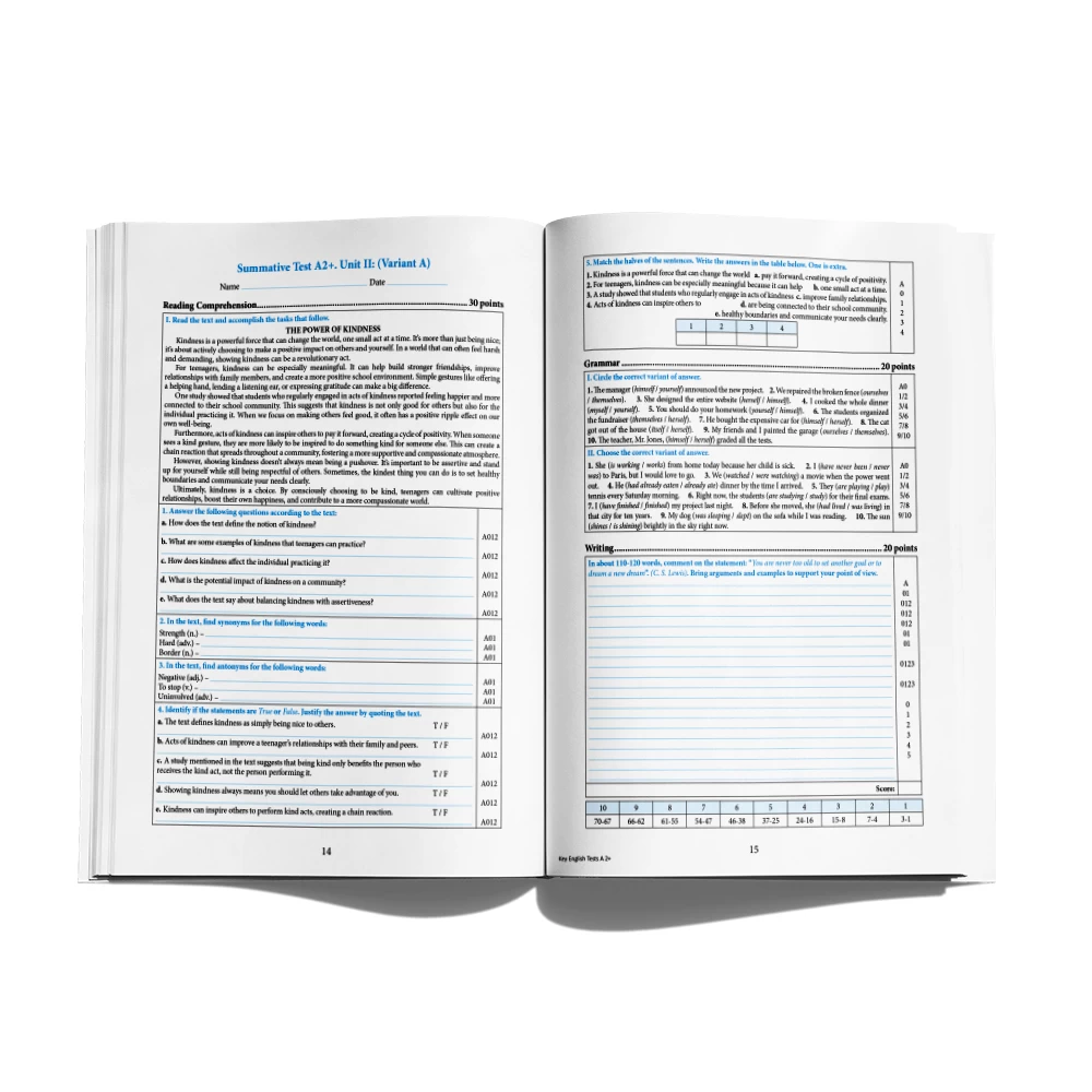 English Tests. Level A2 +