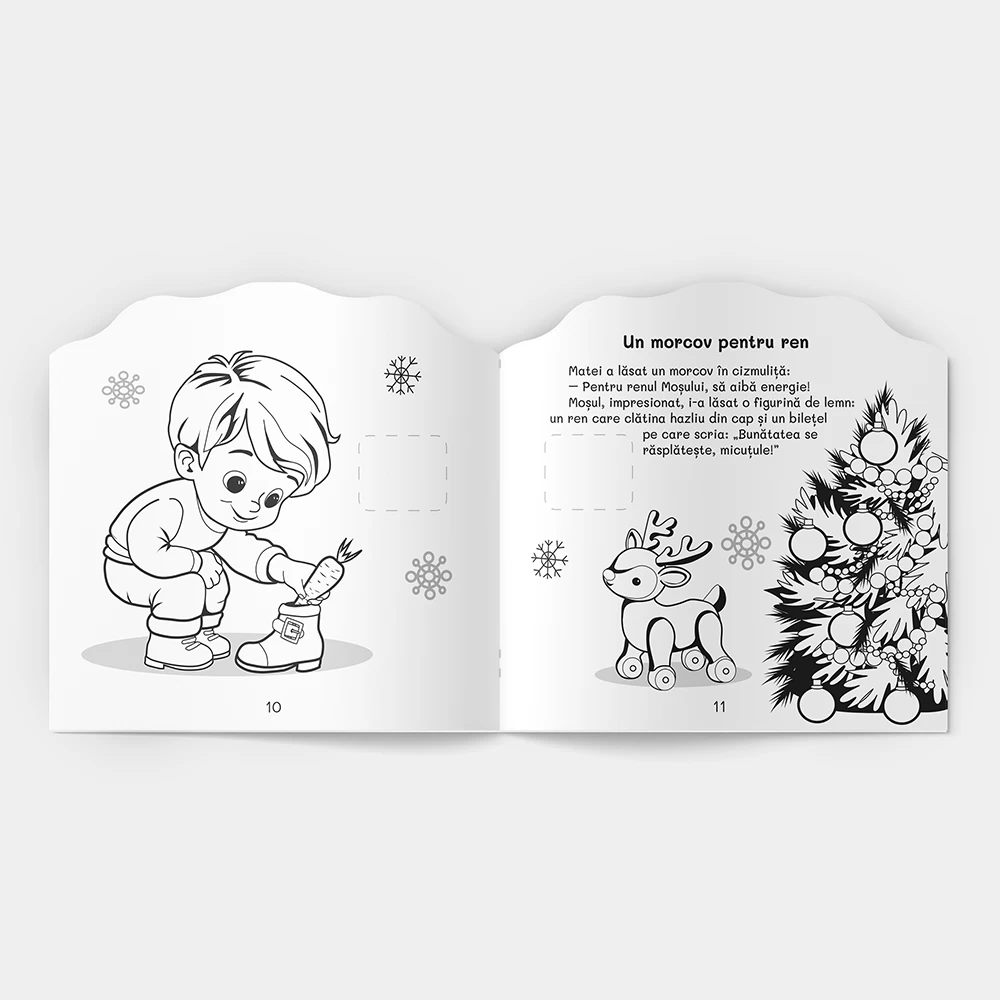 Citesc si colorez cu autocolante. Magia exista