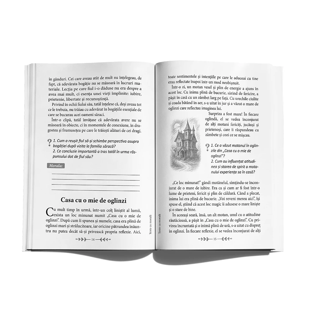 Jurnal de lectura - Texte cu morala