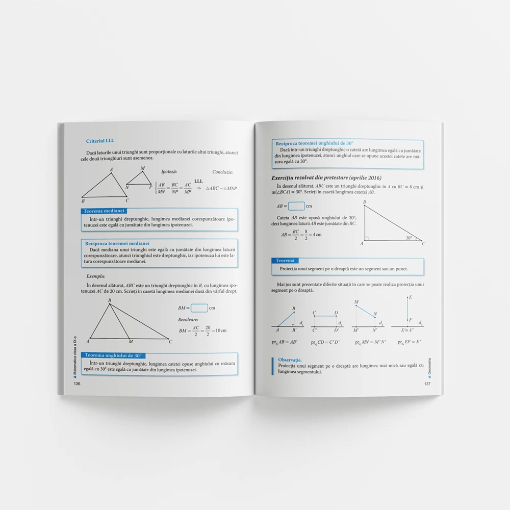 Matematica. Pregatire pentru examenul de absolvire a gimnaziului