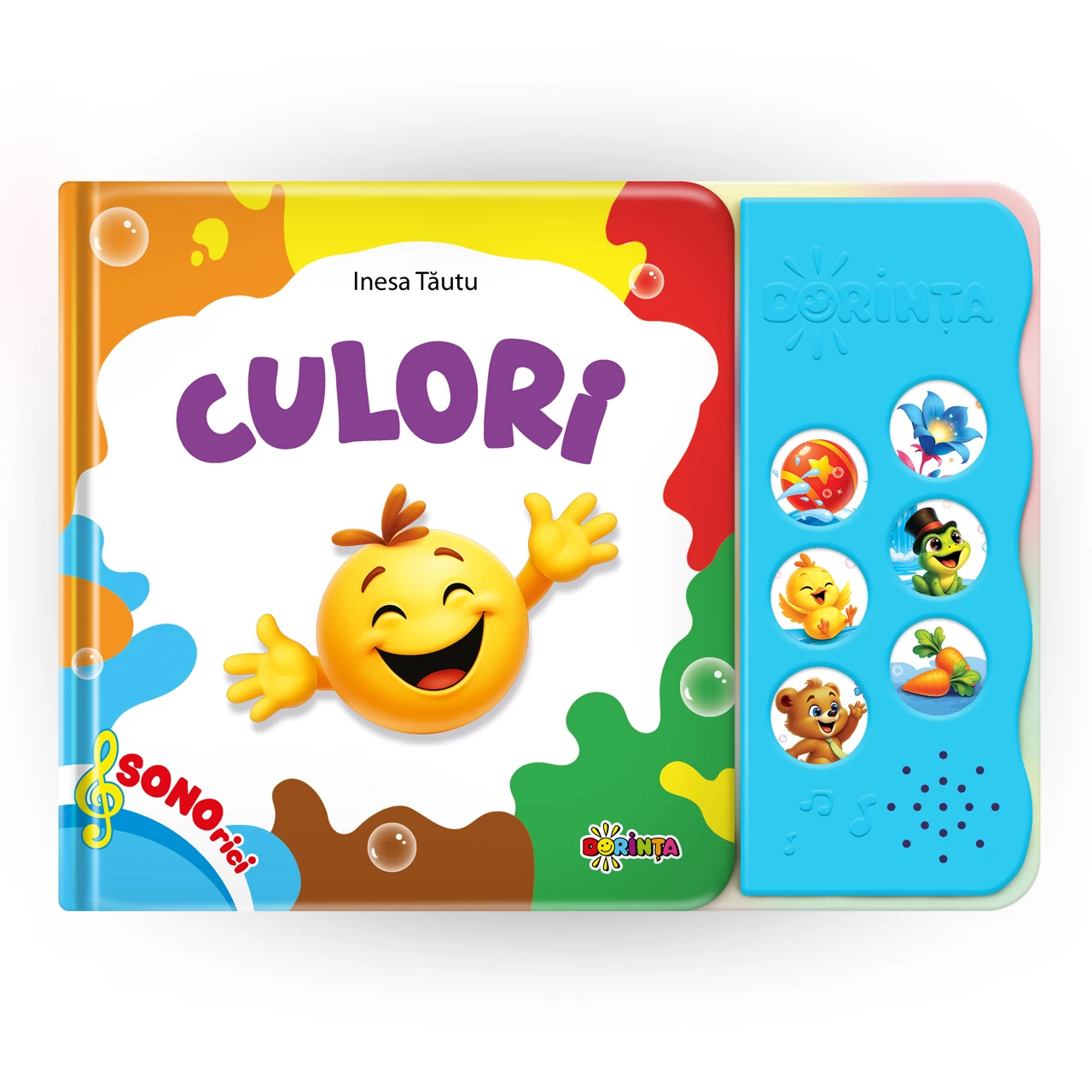 Sonorici - Carte cu sunete / carte sonoră. Culori