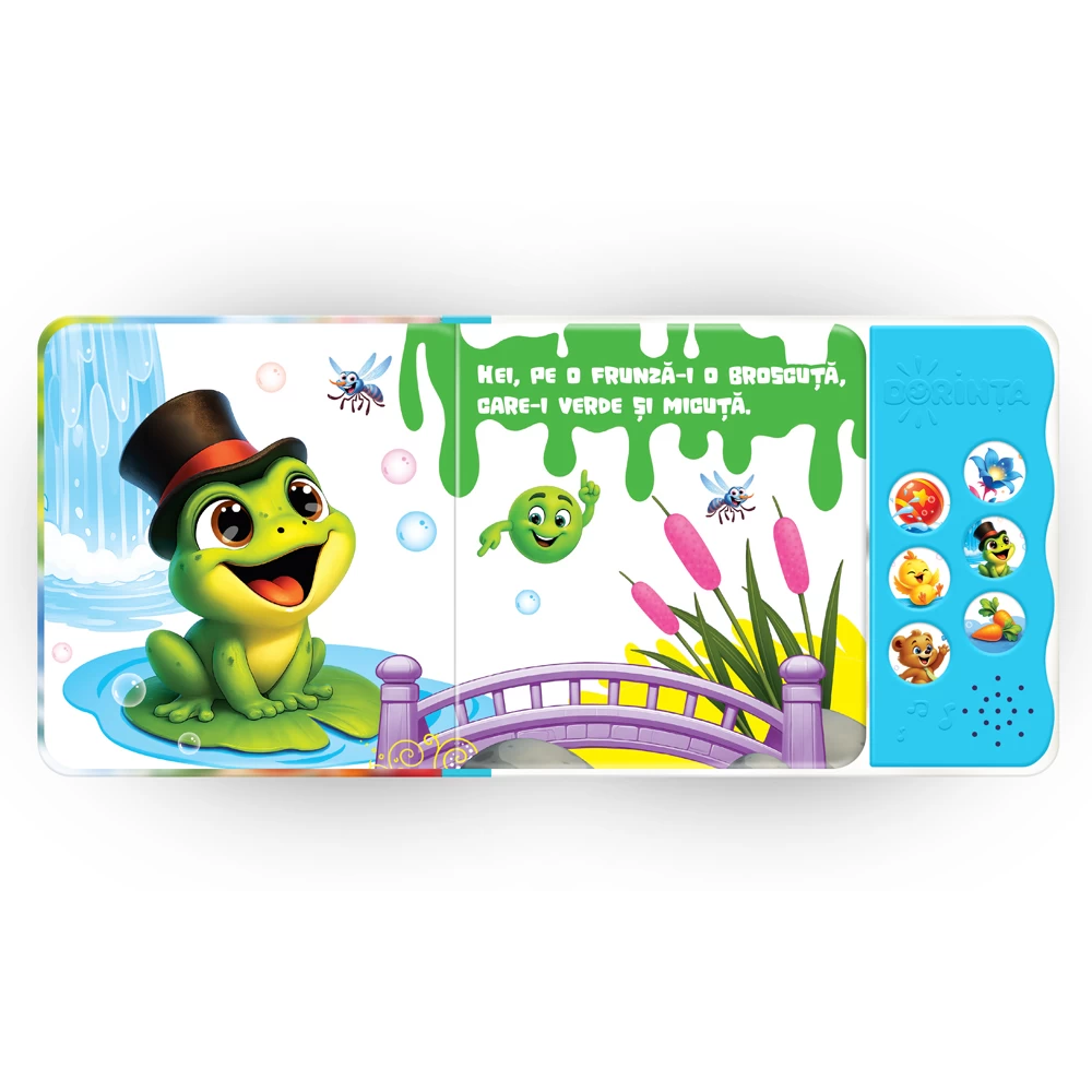 Sonorici - Carte cu sunete / carte sonoră. Culori