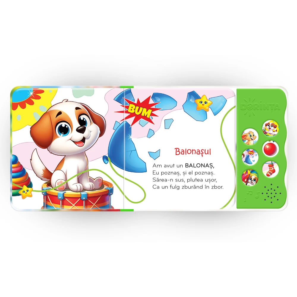 Sonorici - Carte cu sunete / carte sonoră. Ham Ham