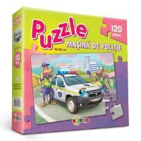 Puzzle - Mașina de Poliție (120 de piese)