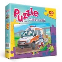 Puzzle - Ambulanța (120 de piese)