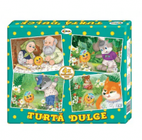 Puzzle Turtă dulce (4 imagini în cutie)