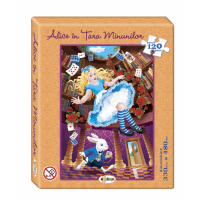 Puzzle Alice în Țara Minunilor 120ps.