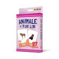 27 de cartonașe. Animale și puii lor