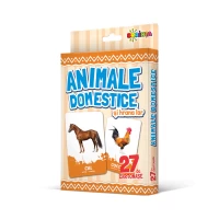 27 de cartonașe. Animale domestice și hrana lor