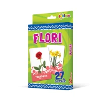 27 de cartonașe. Flori