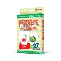 27 de cartonașe. Fructe și legume