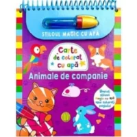 Carte de colorat cu apa - Animale de companie