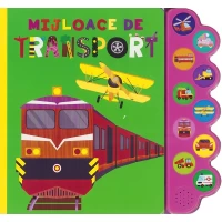 Carte sonora cu 10 sunete - Mijloace de transport.