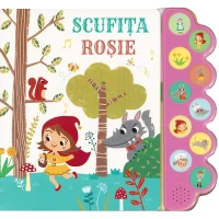 Carte sonora cu 10 sunete - Scufita Rosie.