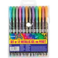 Pix Metalic Cu Gel Centrum Diverse Culori 12/Set 1.0mm