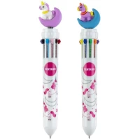 Pix Cu Bila Retractabil Centrum 0.7mm 10Culori Unicorn