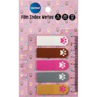 Film index Autoadeziv Centrum 5Culori x 20File 45x14mm PAW