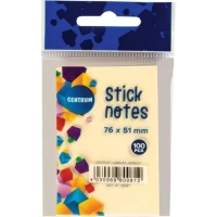 Notite Adezive Centrum 51x76 Mm 100 Coli Galben Pastel