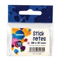 Notite Adezive Centrum 38x51 Mm 100 Coli Galben Pastel
