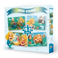 Puzzle 4in1, Mica Sirena