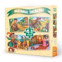 Puzzle 4in1, Motanul Incaltat