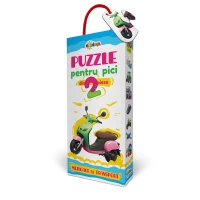 Puzzle 2 piese. Mijloace de transport