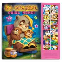 Carte cu sunete / carte sonoră. La culcare puiul mamei