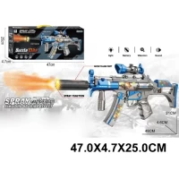 Pistol pe baterii cu sunete si lumini, spray